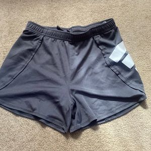 Gray Adidas Running Shorts